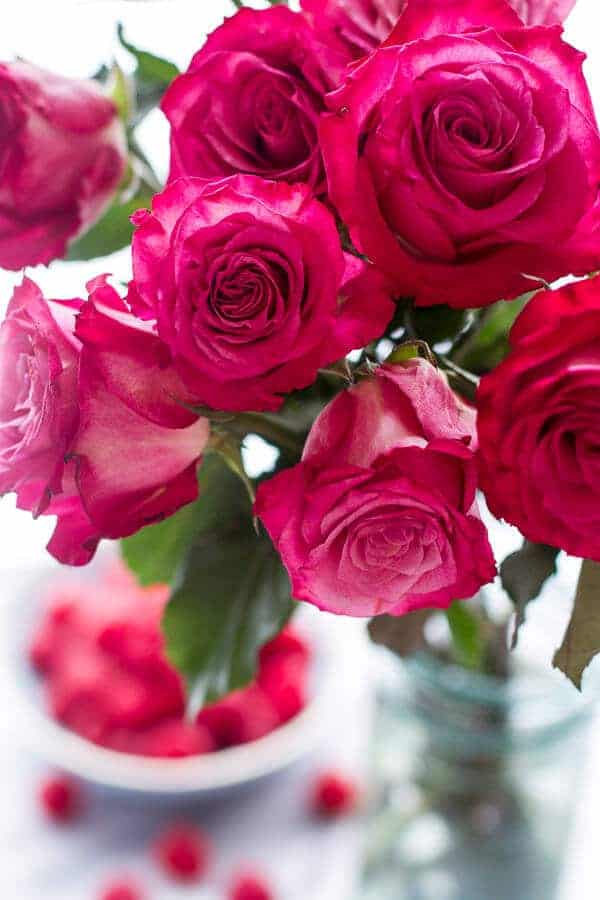 Coconut Raspberry Macarons With Raspberry Rose Buttercream | halfbakedharvest.com