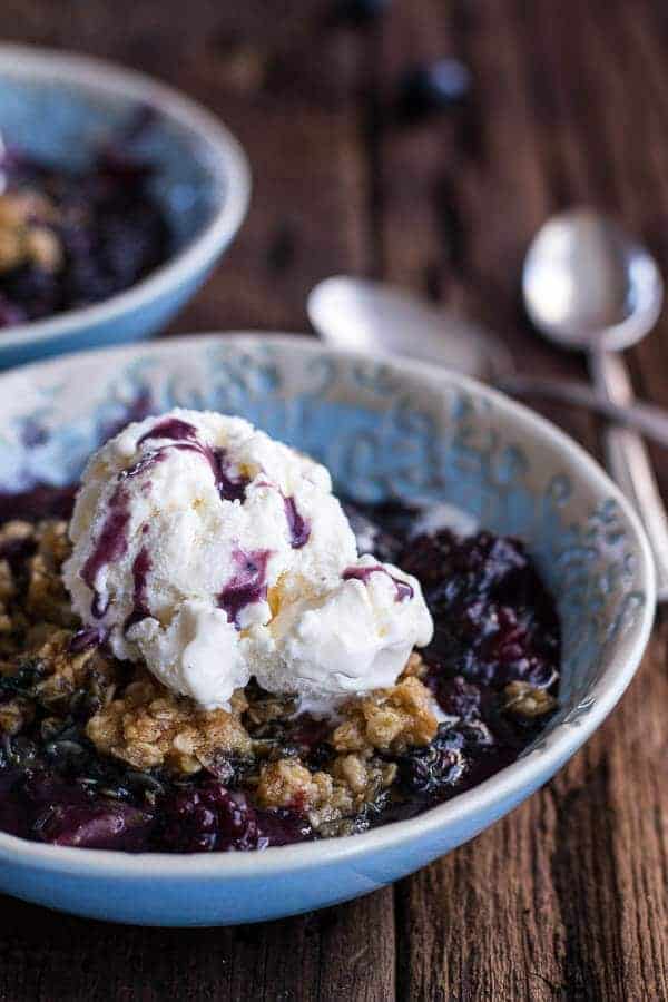 Triple Berry Kahlua Crisp with Double the Crumble | halfbakedharvest.com