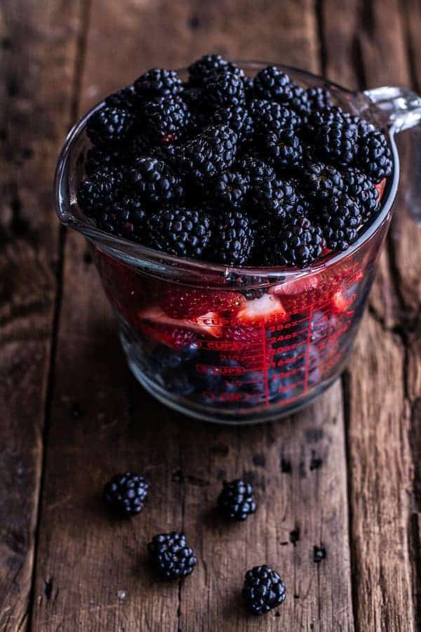 Triple Berry Kahlua Crisp with Double the Crumble | halfbakedharvest.com