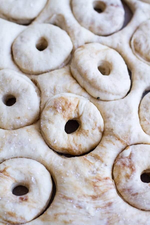 Coconut Iced Coffee...with Mini Chocolate Glazed Coffee Doughnuts | halfbakedharvest.com