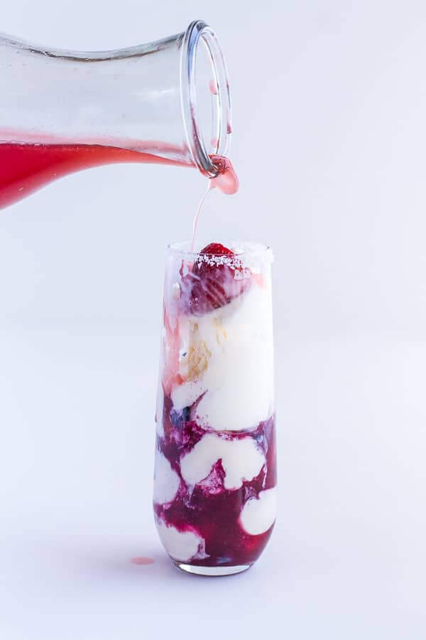 Firecracker Berry Margarita Floats | halfbakedharvest.com