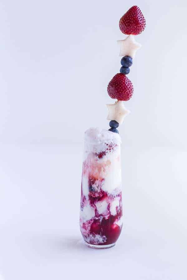 Firecracker Berry Margarita Floats | halfbakedharvest.com