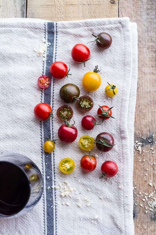15-Minute Zucchini Pasta w- Poached eggs and Quick Heirloom Cherry Tomato Basil Sauce | halfbakedharvest.com