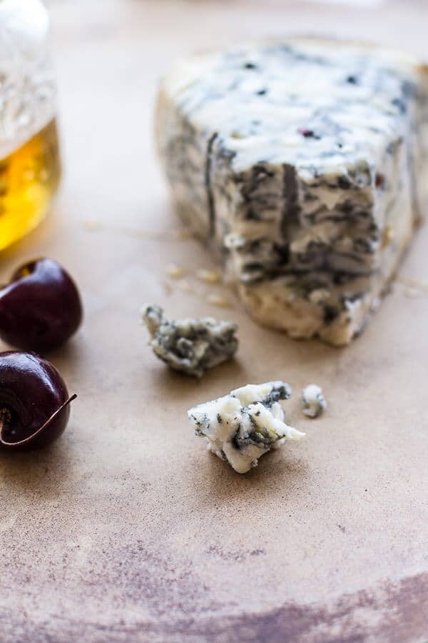 Caramelized Peach + Cherry, Prosciutto and Gorgonzola Salad w/Buckwheat Crêpes | halfbakedharvest.com