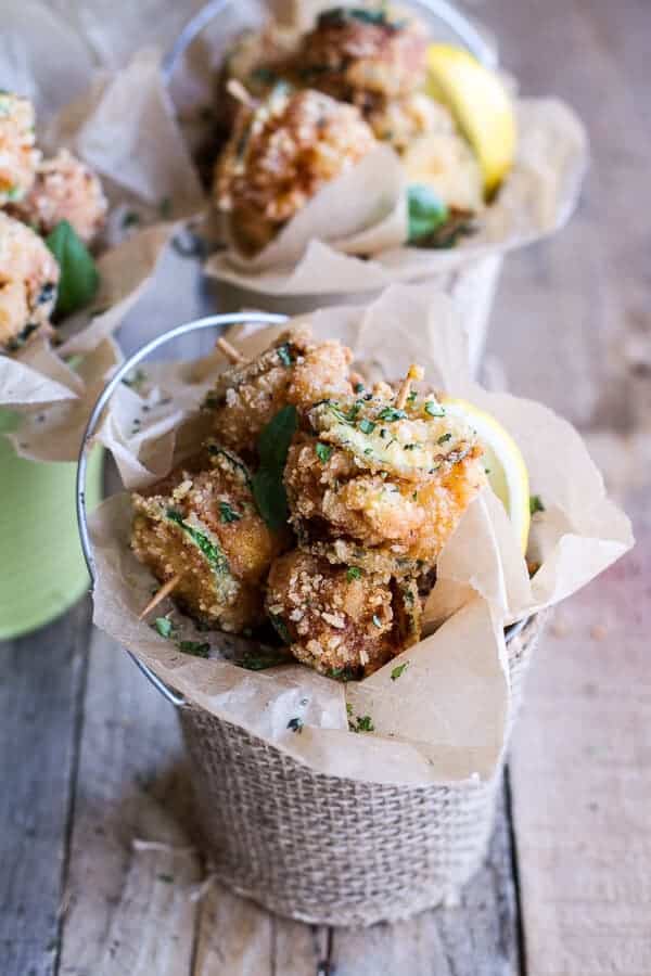Mac and Cheese Stuffed Fried Zucchini | halfbakedharvest.com