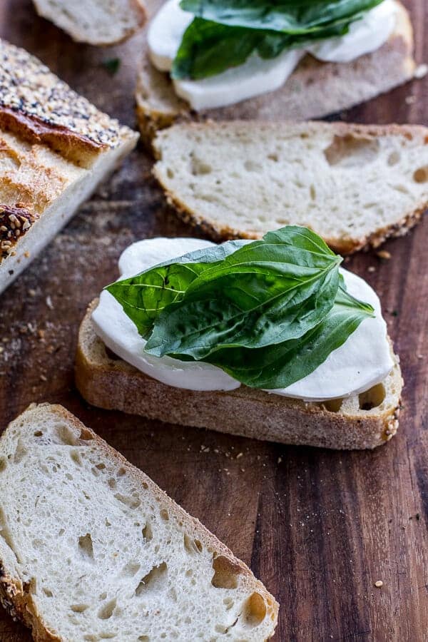 Mozzarella in Carrozza (Fried Mozzarella Sandwich) w-Blueberry Balsamic Jam | halfbakedharvest.com 