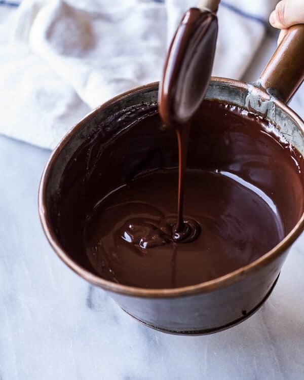 Healthier Chocolate Lovers Sweet Corn and Hazelnut Crunch Chocolate Cake w-Ganache | halfbakedharvest.com @hbharvest