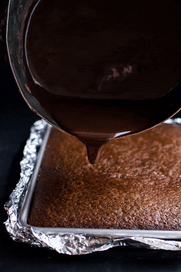 Magic Gooey Chocolate Meringue Texas Sheet Cake | halfbakedharvest.com @hbharvest