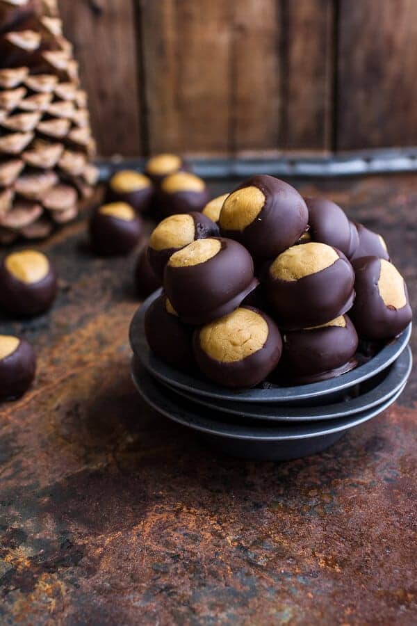 Healthy Harvest Buckeyes | halfbakedharvest.com @hbharvest