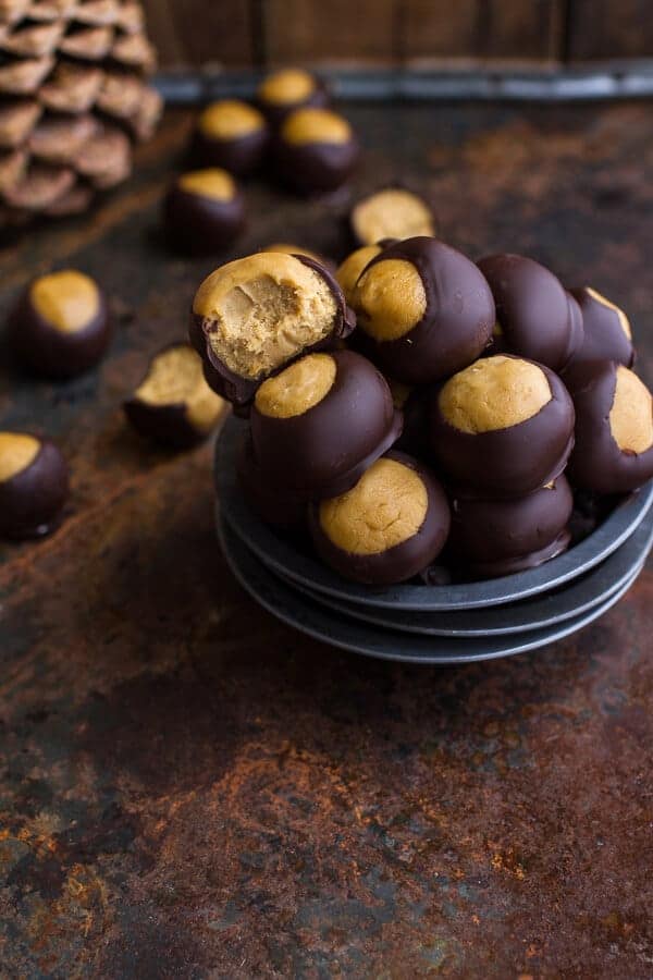 Healthy Harvest Buckeyes | halfbakedharvest.com @hbharvest