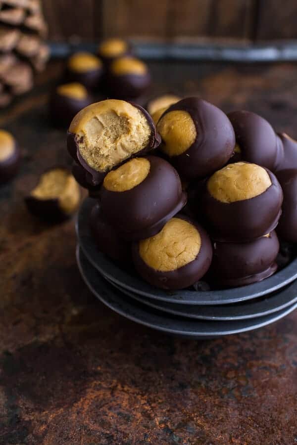 Healthy Harvest Buckeyes | halfbakedharvest.com @hbharvest