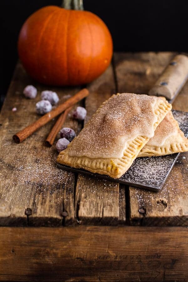 Cinnamon Sugar Nutella Swirled Pumpkin Pie Pop-Tarts | halfbakedharvest.com @hbharvest