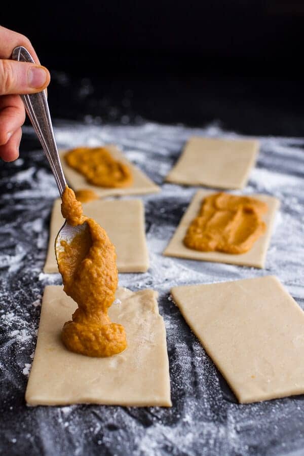 Cinnamon Sugar Nutella Swirled Pumpkin Pie Pop-Tarts | halfbakedharvest.com @hbharvest