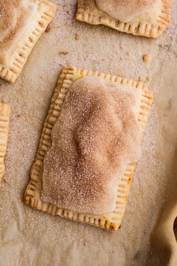 Cinnamon Sugar Nutella Swirled Pumpkin Pie Pop-Tarts | halfbakedharvest.com @hbharvest