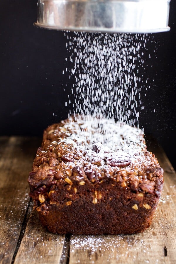 Molten Chocolate Pumpkin Streusel Bread...heavy on the Chocolate + Streusel | halfbakedharvest.com @hbharvest
