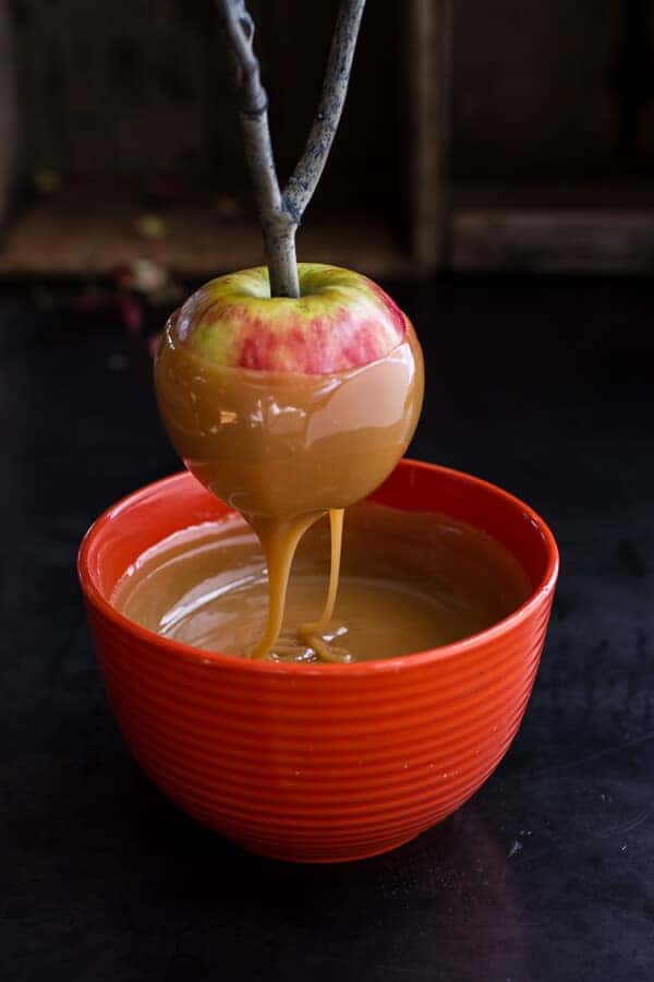 Salted Caramel Apple Snickers Cake | halfbakedharvest.com @hbharvest