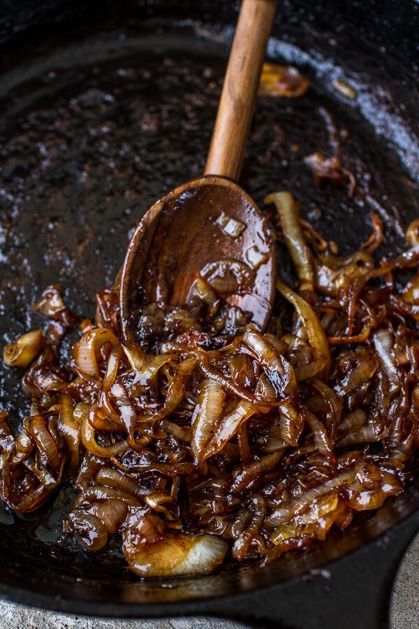 Sweet 'n' Spicy Roasted Butternut Squash Pizza w/Cider Caramelized Onions + Bacon | halfbakedharvest.com @hbharvest