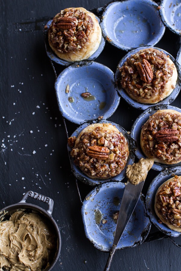 Wholemeal Maple Pecan Buns | halfbakedharvest.com @hbharvest