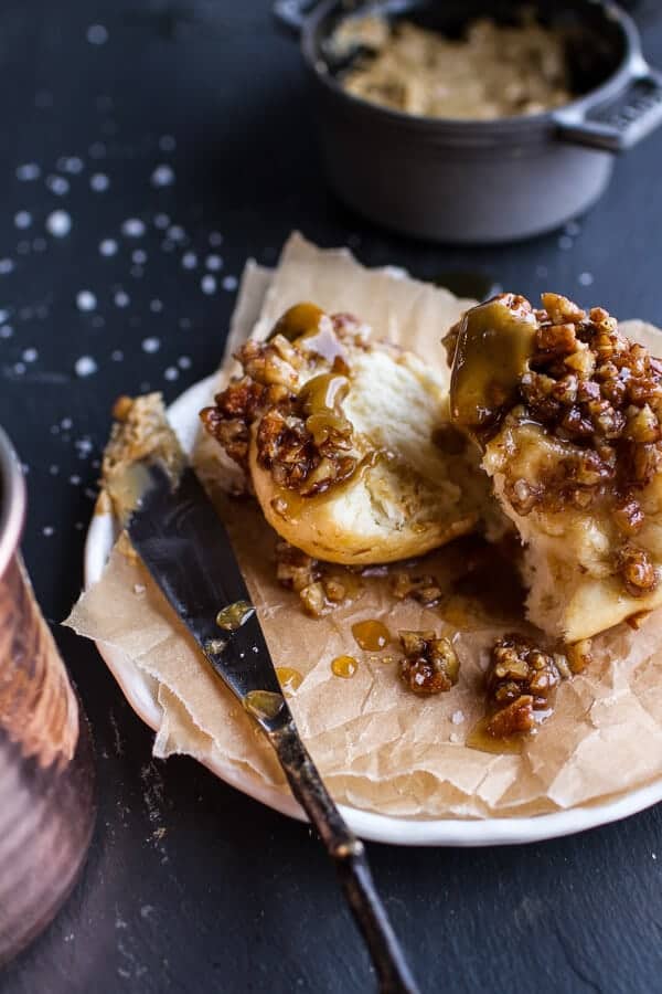 Wholemeal Maple Pecan Buns | halfbakedharvest.com @hbharvest