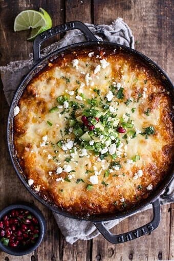 One-Pot Cheesy Turkey Tamale Pie | halfbakedharvest.com