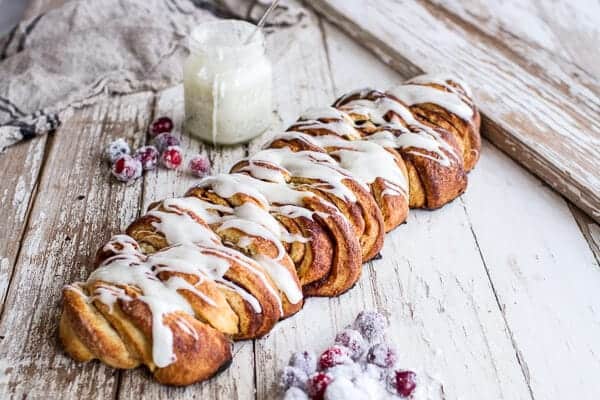 Overnight Pull-Apart Brioche Cinnamon Roll Bread | halfbakedharvest.com @hbharvest