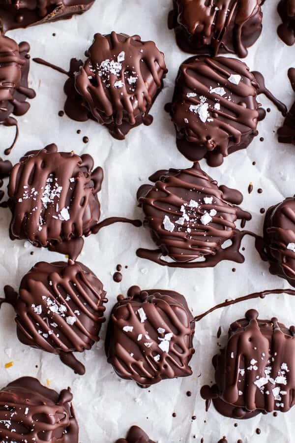 Homemade Holidays- Coconut Caramel Stuffed Chocolate Covered Pretzel Presents | halfbakedharvest.com @hbharvest