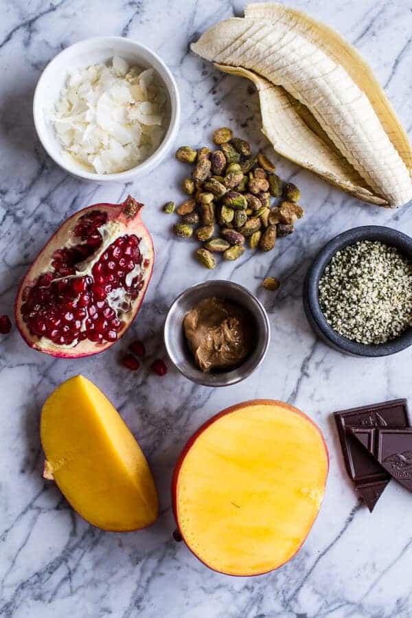 Coconut Almond Cream Chia Pudding with Superfoods + Dark Chocolate | halfbakedharvest.com @hbharvest