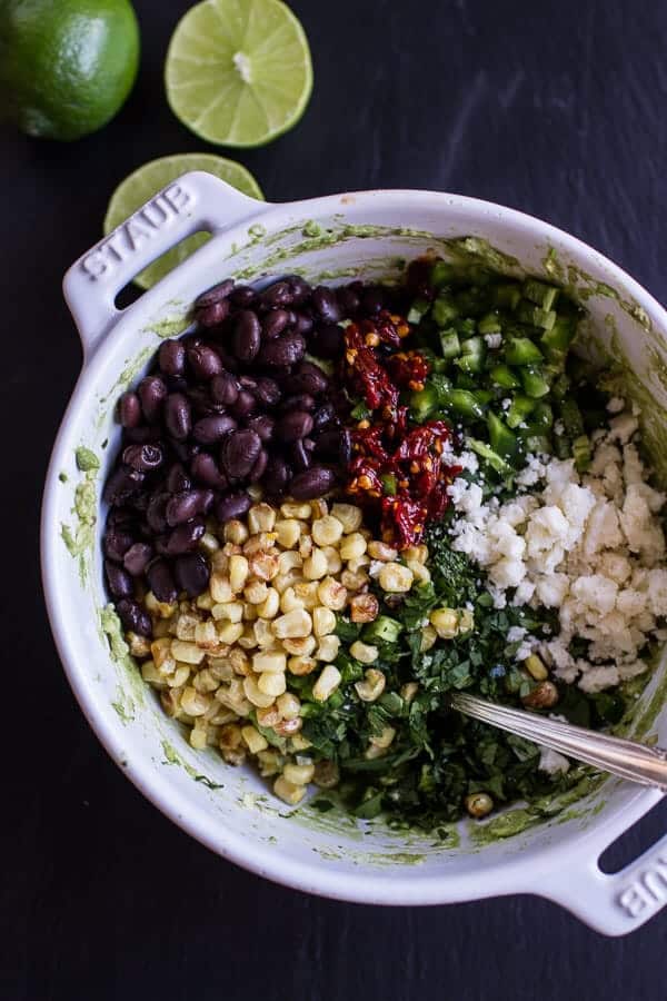 Fully Loaded Potato Skins with Chipotle Southwest | halfbakedharvest.com @hbharvest
