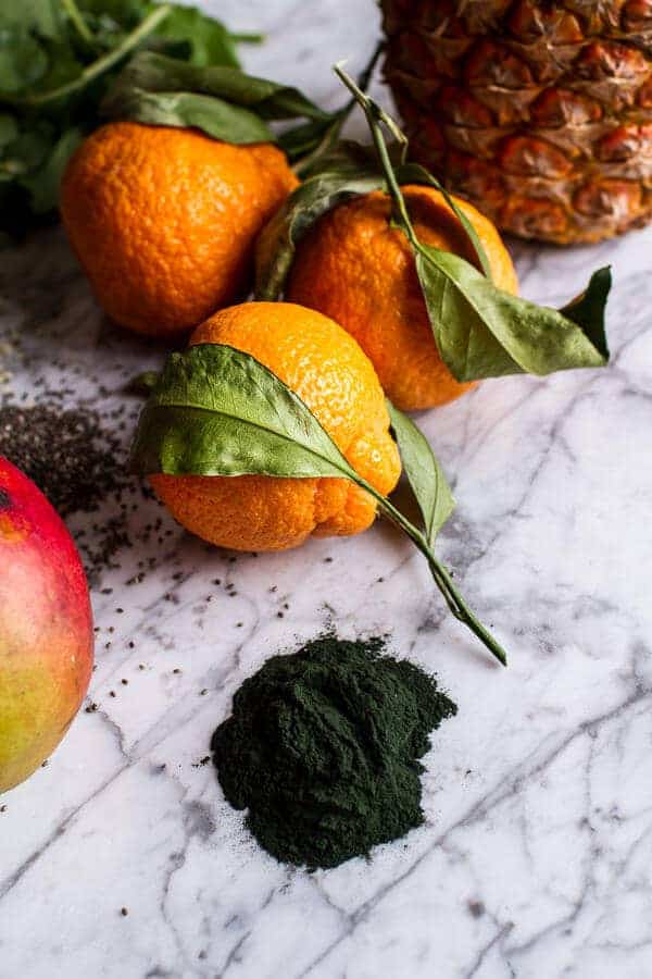 Holiday Detox: The Mean Green Smoothie | halfbakedharvest.com @hbharvest