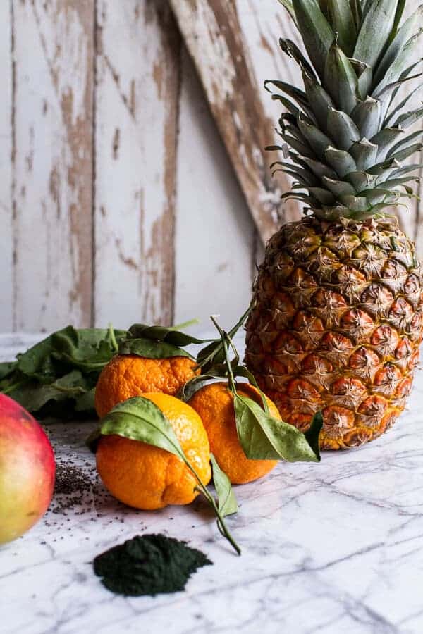 Holiday Detox: The Mean Green Smoothie | halfbakedharvest.com @hbharvest