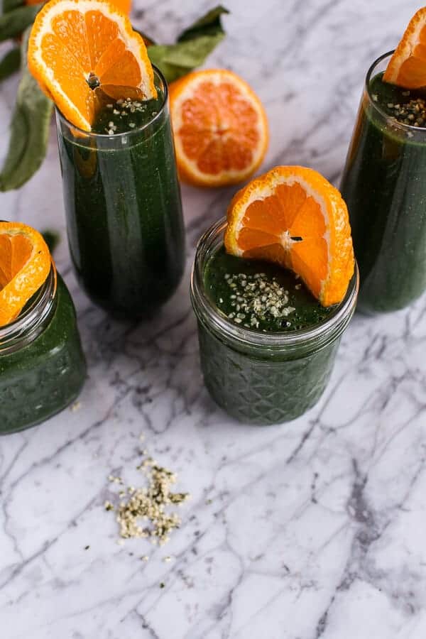 Holiday Detox: The Mean Green Smoothie | halfbakedharvest.com @hbharvest