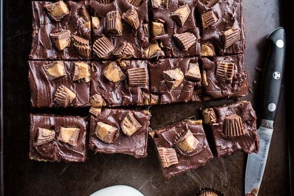 The Very Best Peanut Butter Cup Fudge Brownies | halfbakedharvest.com @hbharvest
