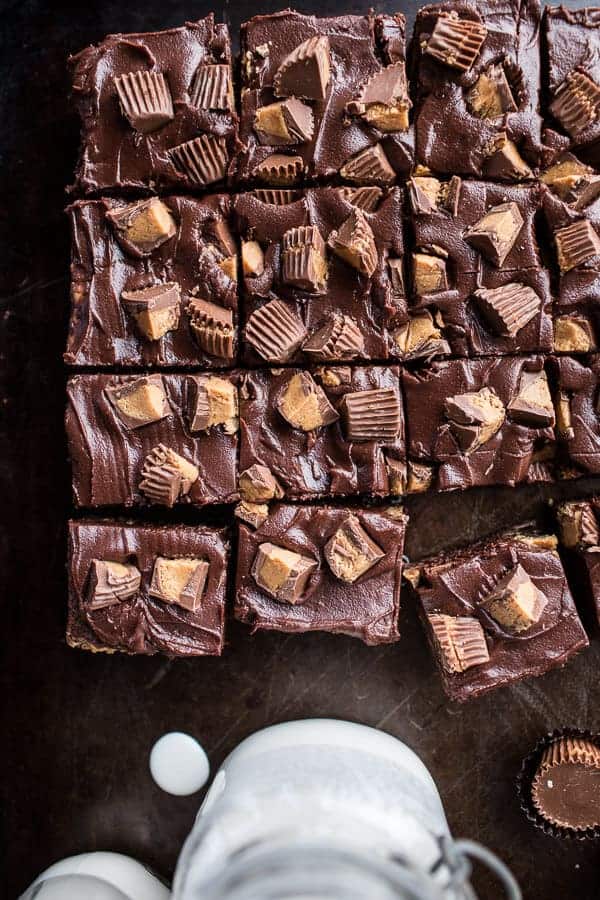The Very Best Peanut Butter Cup Fudge Brownies | halfbakedharvest.com @hbharvest