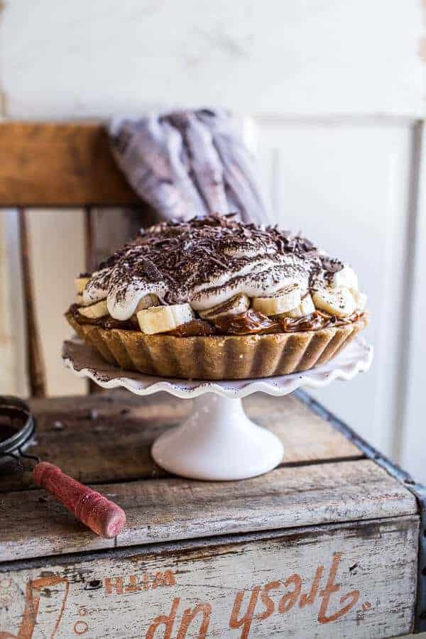 Chocolate Coconut French Silk Banoffe Tart | halfbakedharvest.com @hbharvest