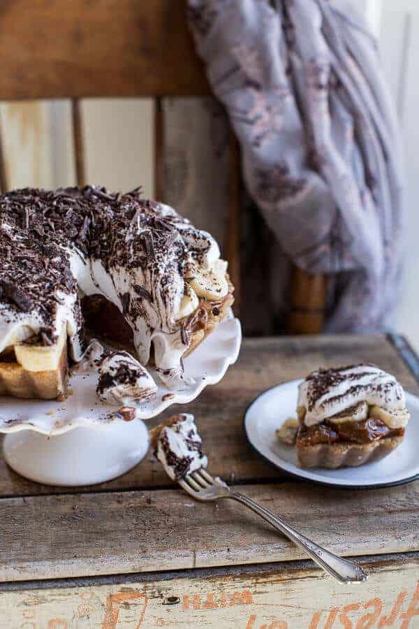 Chocolate Coconut French Silk Banoffe Tart | halfbakedharvest.com @hbharvest
