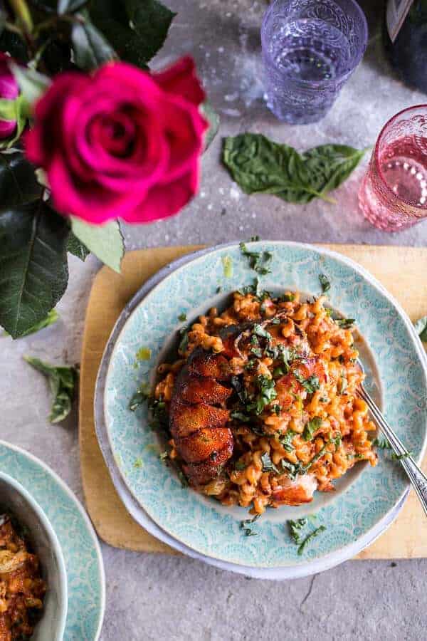 Idiot Proof Creamy Tomato and Curry Butter Lobster Pasta | halfbakedharvest.com @hbharvest