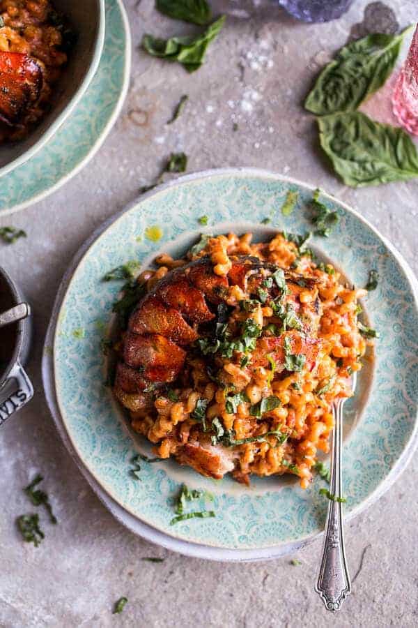 Idiot Proof Creamy Tomato and Curry Butter Lobster Pasta | halfbakedharvest.com @hbharvest