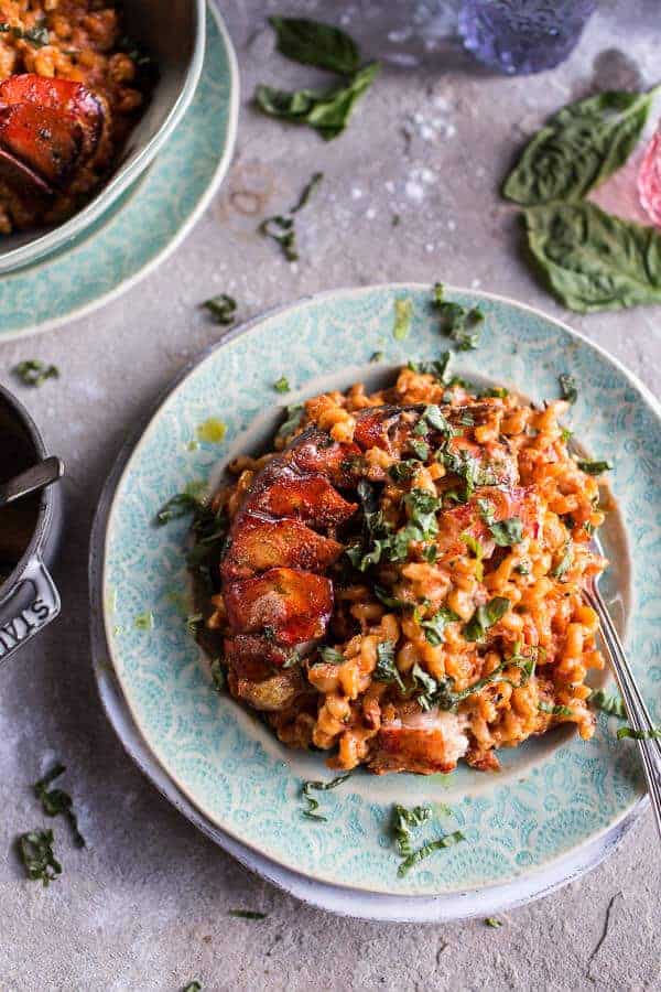 Idiot Proof Creamy Tomato and Curry Butter Lobster Pasta | halfbakedharvest.com @hbharvest