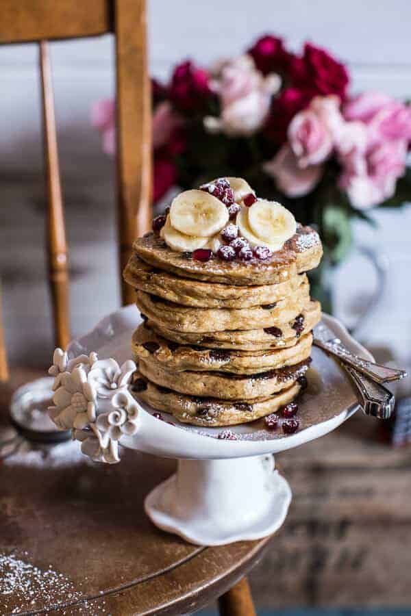 Ricotta Chocolate Chip Banana and Chia Pancakes | halfbakedharvest.com @hbharvest