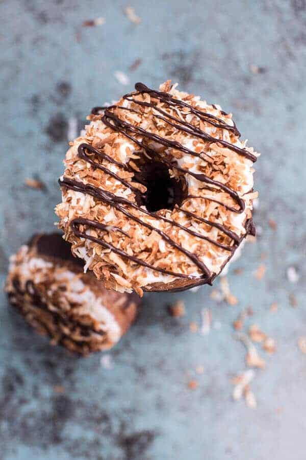 Chocolate Dipped Coconut Tres Leches Cronuts | halfbakedharvest.com @hbharvest