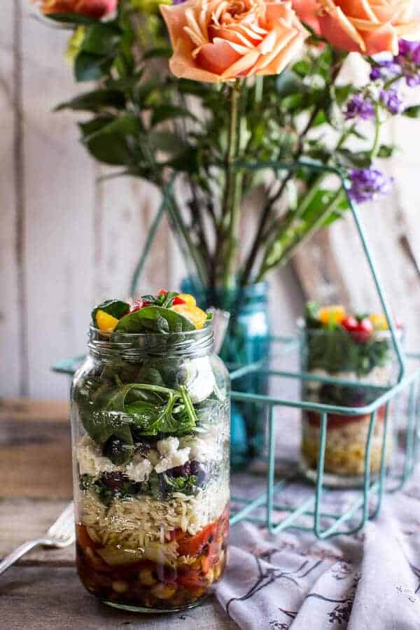 Easy Layered Mediterranean Orzo Pasta Salad | halfbakedharvest.com @hbharvest