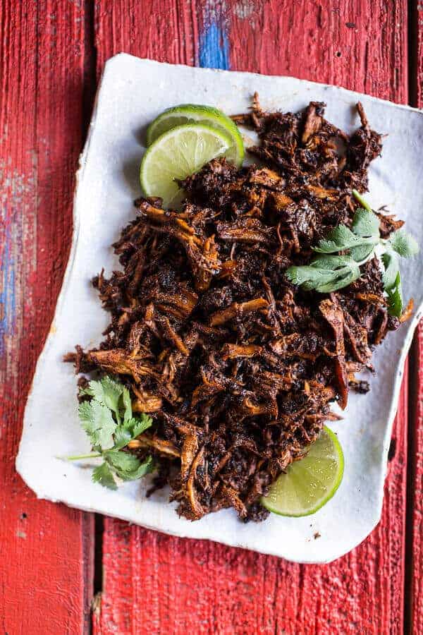 Carnitas Chilaquiles with Whipped Jalapeño Cream | halfbakedharvest.com @hbharvest