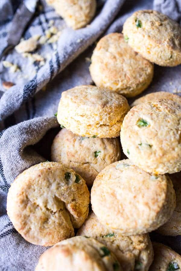 Kentucky Hot Brown Sandwiches on Jalapeño Cornbread Biscuits with Honey Bourbon Bacon Kentucky | halfbakedharvest.com @hbharvest