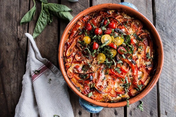 One-Pan Spring Tuscan Quinoa Bake | halfbakedharvest.com @hbharvest
