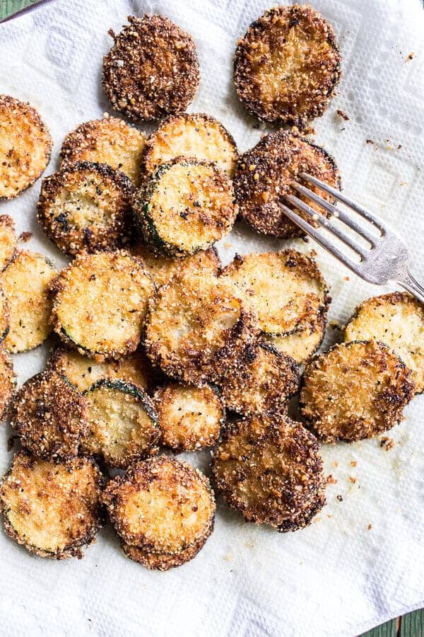 Greek Goddess Grain Bowl with “Fried” Zucchini, Toasted Seeds and Fried Halloumi | halfbakedharvest.com @hbharvest