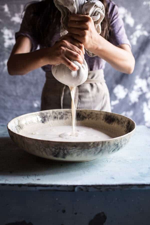 Chocolate Almond Milk with Creamy Malted Coffee Ice Cubes | halfbakedharvest.com @hbharvest