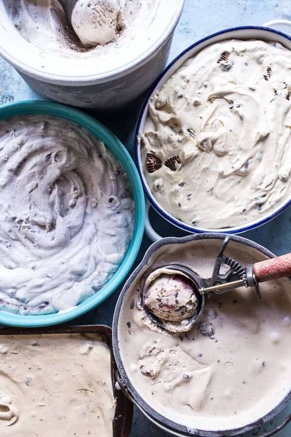 No Churn Ice Cream 5 Ways | halfbakedharvest.com @hbharvest