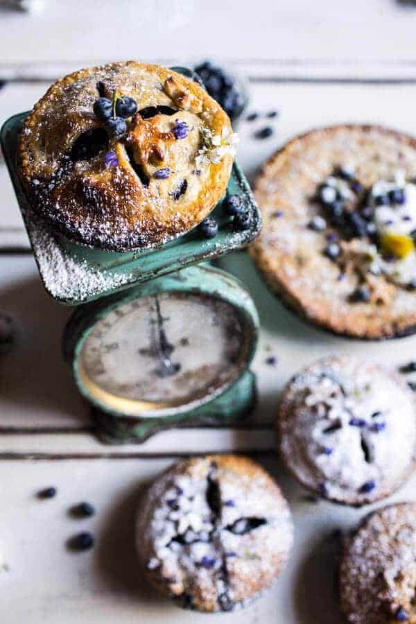 Sweet Blueberry Buttermilk Pies with Chamomile Cream | halfbakedharvest.com @hbharvest