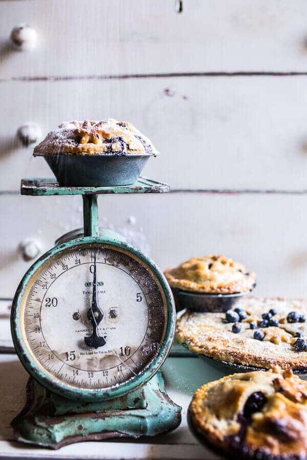 Sweet Blueberry Buttermilk Pies with Chamomile Cream | halfbakedharvest.com @hbharvest