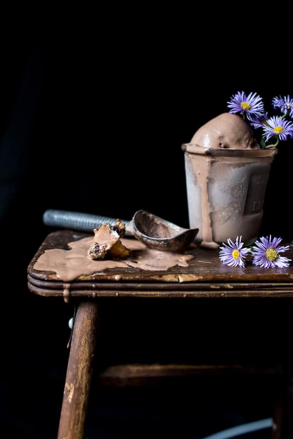 Chocolate Chip Cookie Dough Stuffed Waffle and Chocolate Ice Cream Sandwiches | halfbakedharvest.com @hbharvest
